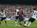 La Liga: Barcelona suffer shock home loss to Valencia