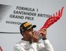 Hamilton wins at home after Rosberg retires