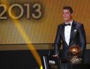 Ronaldo wins World Player of the Year for second time