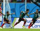 PHOTOS: Mexico crush Croatia to set up Dutch date