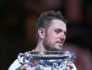 PHOTOS: Wawrinka stuns Nadal to lift Australian Open title