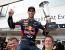 Australian Ricciardo wins dramatic Hungarian Grand Prix