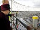 Queen plants first tree at 2012 Olympics site