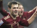 Bilyaletdinov gives Russia 2-1 win over Slovenia