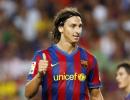 Ibrahimovic opens Barcelona account