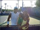 Spotted: Leander Paes at the US Open