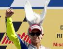 MotoGP: Rossi surges to victory at Misano