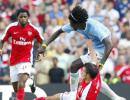 Van Persie accuses Adebayor of 'malicious' stamp