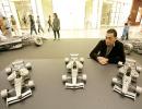 Sculptor creates Formula One cars with meaning