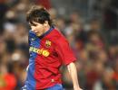 Messi double helps Barcelona rout Atletico