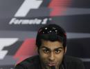 Chandhok content to cut his F1 teeth in public