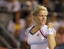 Clijsters still perfect on hardcourt after scare