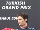 Webber puts Red Bull on pole in Belgium