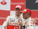 Button says won't play second fiddle to Hamilton