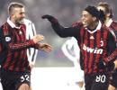 Serie A: Ronaldinho helps Milan embarrass Juve