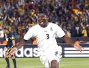 Late Gyan penalty gives Ghana win over Serbs