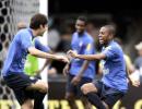 Robinho dances to Brazil's tune