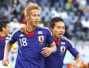 Honda powers Japan past Cameroon