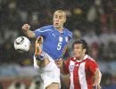 Italy escape with 1-1 draw against Paraguay