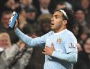 EPL: Tevez hat-trick helps Man City beat Wigan