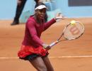 Imperious Venus blitzes Peer to reach Madrid final