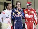 Vettel on pole in Abu Dhabi title decider