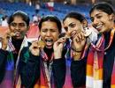 Women's relay team power India to record gold haul