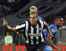 Europa League: Juve held by Lech, holders Atletico lose