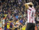 Real draw at Levante, Barca win in Bilbao