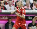 Bayern Munich's Robben handed two-game ban, fined