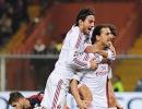 Serie A: Ibrahimovic puts Milan on top after Robinho miss