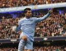 Images: Aguero magic helps leaders Man City march on