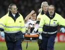 Manchester United defender Vidic out for the season