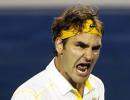 Federer survives scare from bogeyman Simon