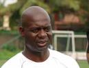 Ben Johnson in Goa, with Salgaocar hopefuls