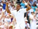 Federer stunned by Tsonga