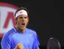 Del Potro makes winning start at Indian Wells