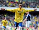 Two-goal Neymar shines as Brazil beat Scotland