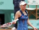 Top seed Wozniacki humbled by Hantuchova