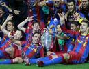 Images: Messi sparks Barca triumph over United