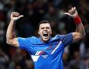 World Tour Finals: Tsonga on song, knocks Nadal out