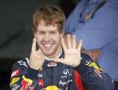 Vettel takes record pole in Brazil