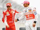 Hamilton hugs Massa to end feud