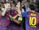 CLeague:  Wasteful Barca down Plzen; Last gasp win for Gunners