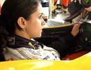 The Hindi film heroine who drove an F1 car