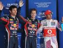 Record man Vettel takes pole at Indian GP