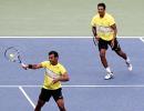 Paes-Bhupathi stroll into US Open quarters