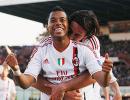 Controversy over Robinho goal as Milan held at Catania