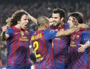 CL PHOTOS: Irrepressible Messi leads Barca into semis