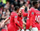 EPL: Controversial penalty sets United on victory way